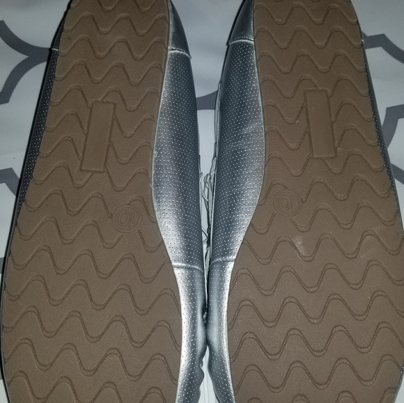 Giligan&Omalley Metallic moccasin/slippsrs size10 - Picture 3 of 5